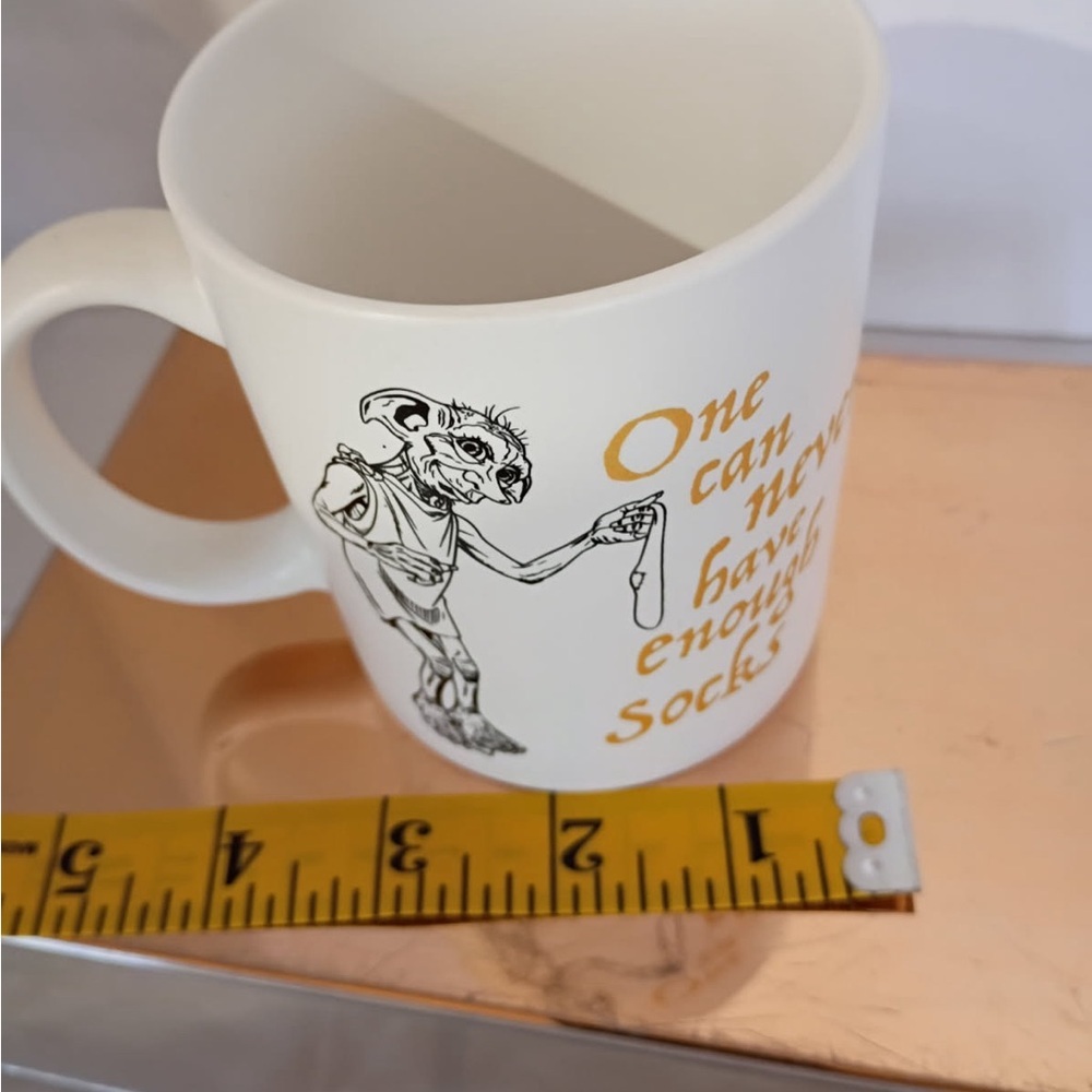 Harry Potter Dobby Mug “One Can Never Have Enough Socks”
